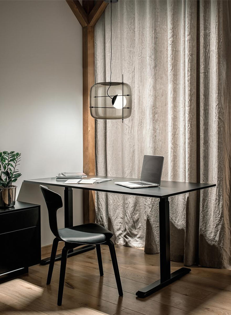 Suspension Luminaire Sphère Cubique En Verre