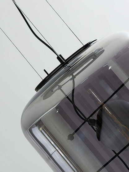 Suspension Luminaire Sphère Cubique En Verre