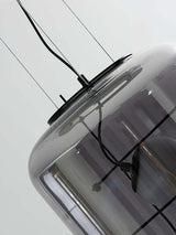 Suspension Luminaire Sphère Cubique En Verre