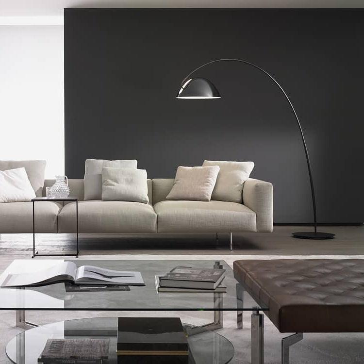 Lampadaire Arc Organique Moderne