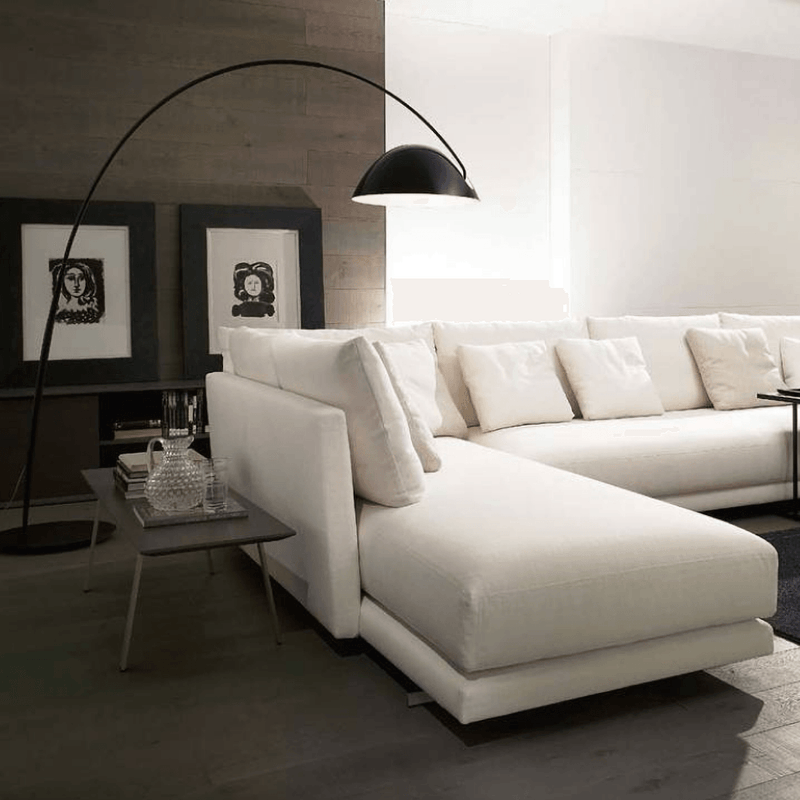 Lampadaire Arc Organique Moderne