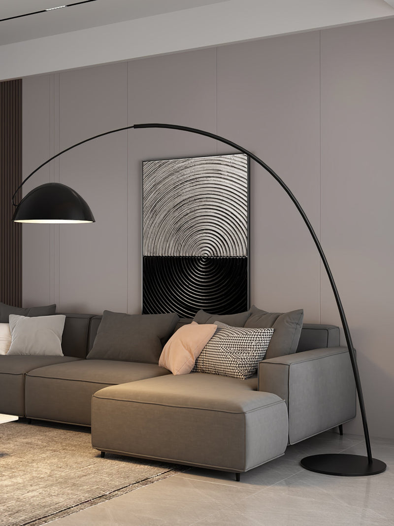 Lampadaire Arc Organique Moderne