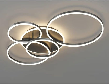 Plafonnier Anneaux LED