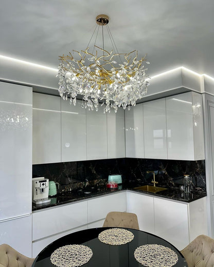 Lustre Cristal Style Français