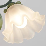 Applique Murale Fleur Blanche Délicate