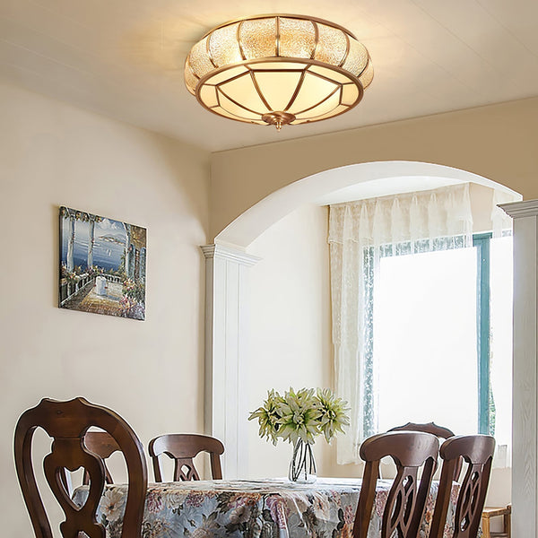 Plafonnier Led en Laiton