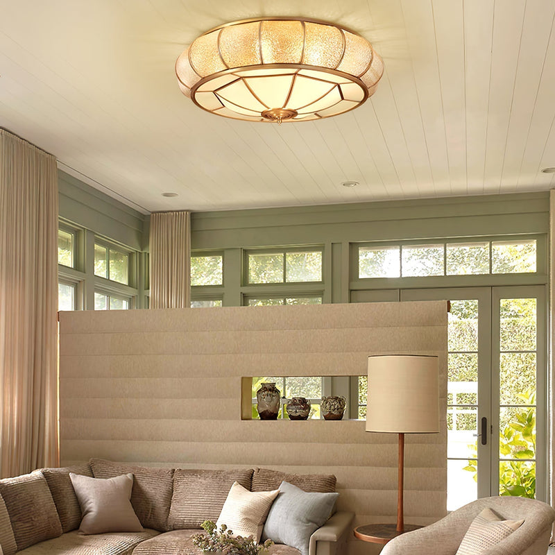 Plafonnier Led en Laiton
