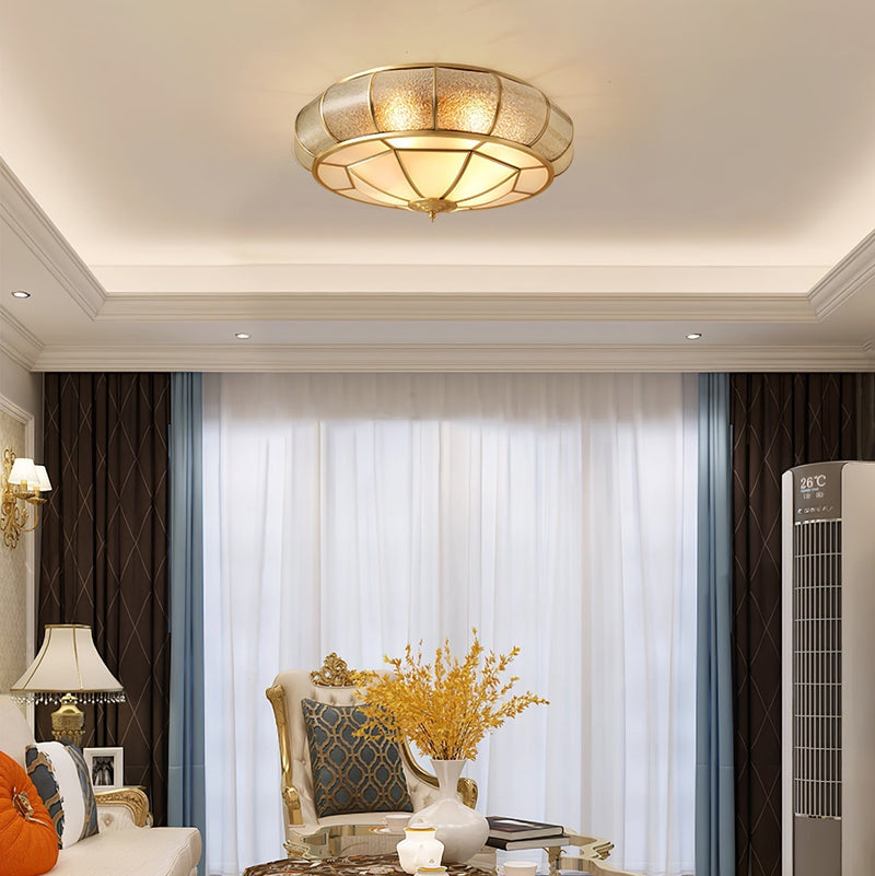 Plafonnier Led en Laiton