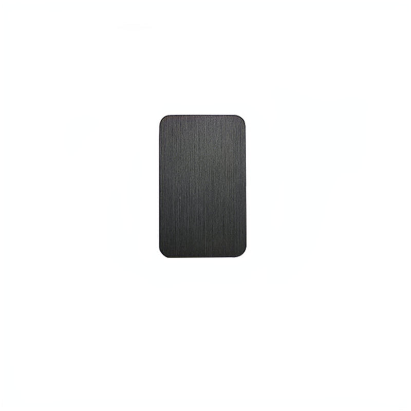 Applique Murale Rectangle Métal Noir