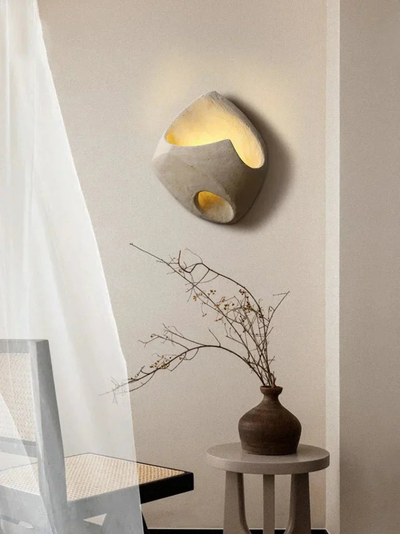 Applique Murale Cylindre Nordique Blanche
