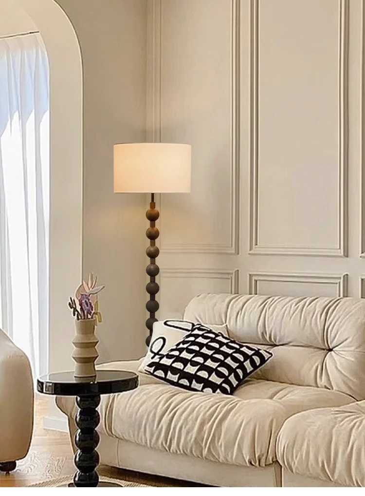 Lampadaire Minimaliste Japonais En Bois