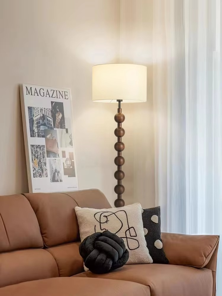 Lampadaire Minimaliste Japonais En Bois