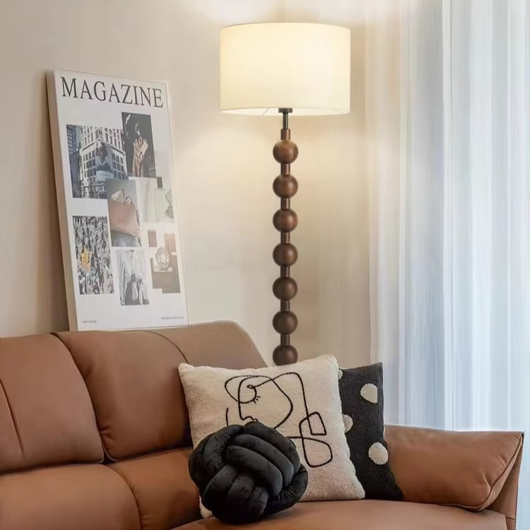 Lampadaire Minimaliste Japonais En Bois