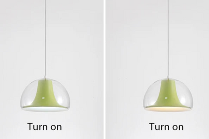 Suspension Luminaire Verre Méduse Moderne
