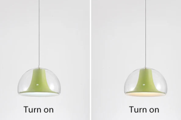 Suspension Luminaire Verre Méduse Moderne