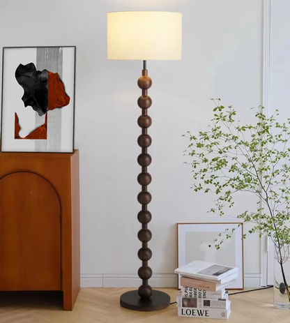 Lampadaire Minimaliste Japonais En Bois