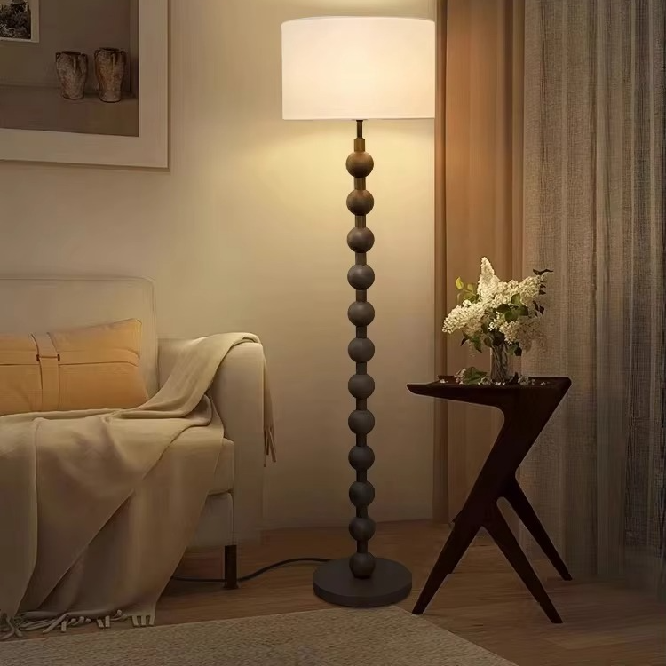 Lampadaire Minimaliste Japonais En Bois