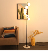 Lampadaire Nordique Marbre et Laiton