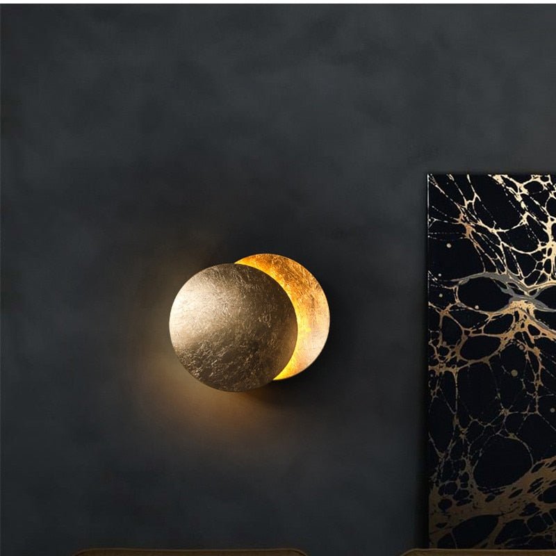 Applique Murale Éclipse Lumineuse Ambre