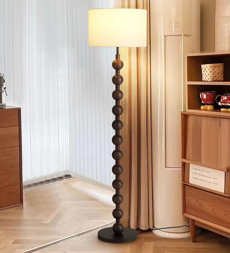 Lampadaire Minimaliste Japonais En Bois