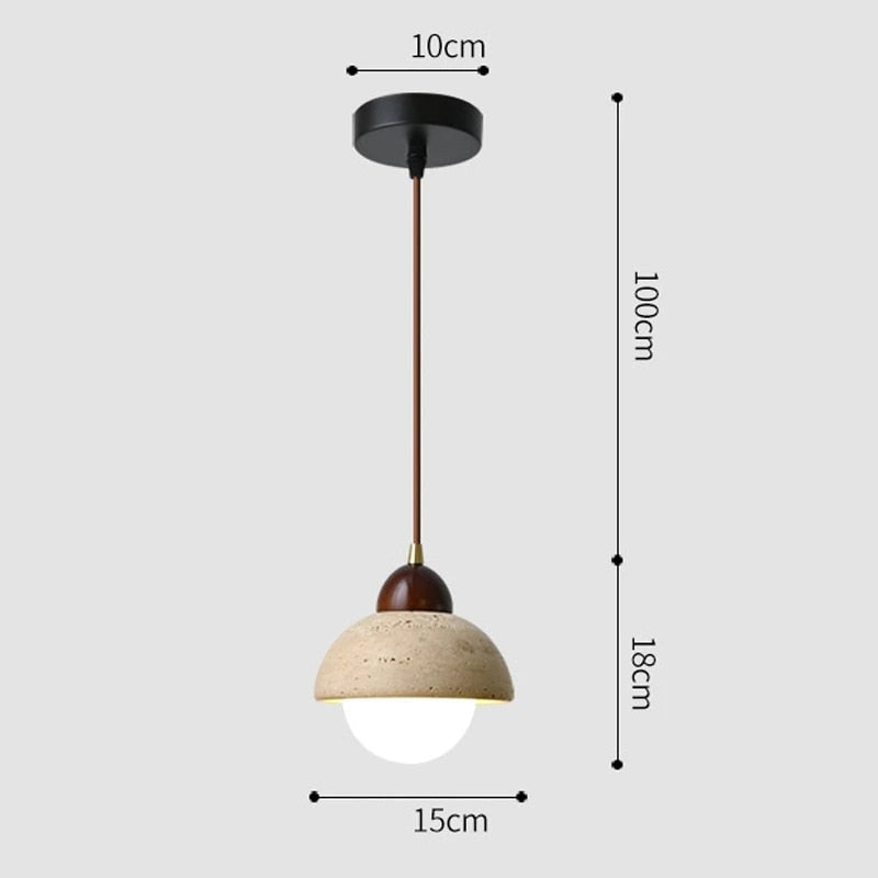 Suspension Luminaire Marbre Bol