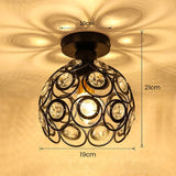 Plafonnier Boule Crystal