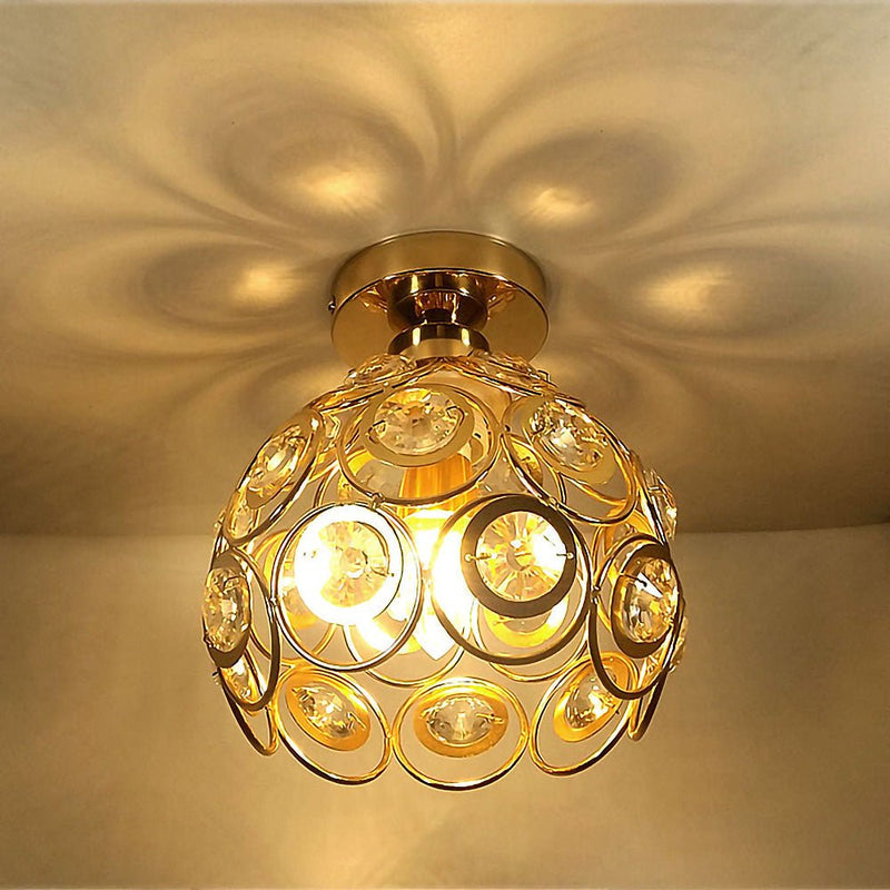 Plafonnier Boule Crystal