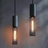 Suspension Luminaire Style Béton Moderne