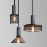 Suspension Luminaire Style Béton Moderne
