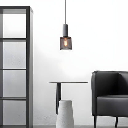 Suspension Luminaire Style Béton Moderne