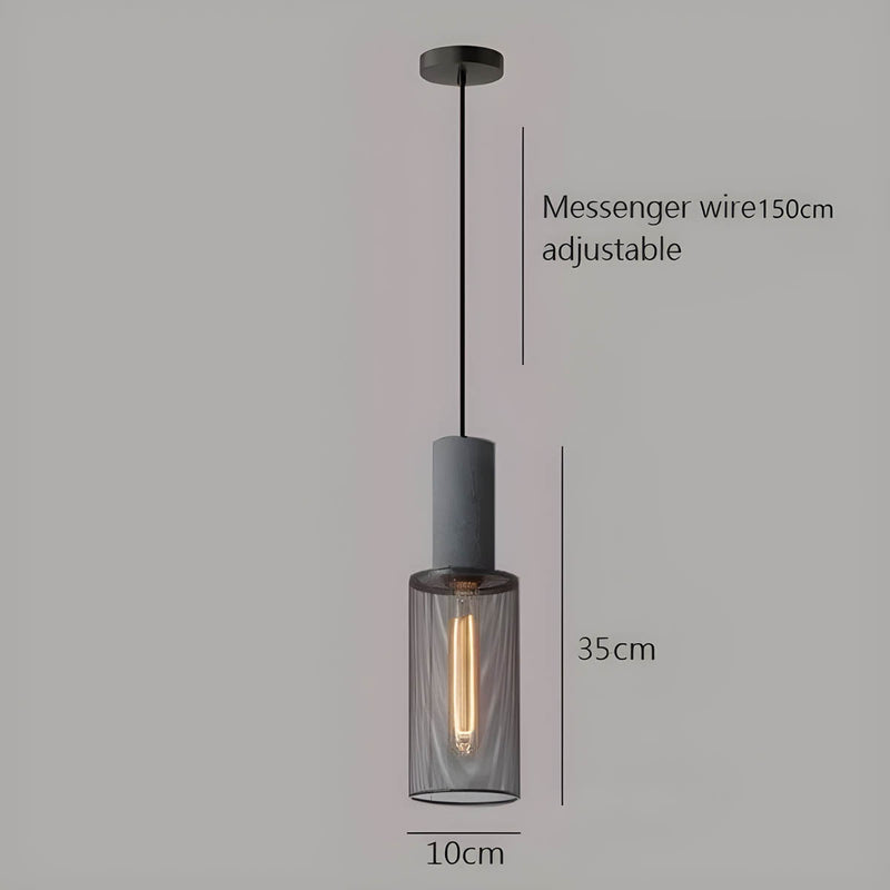 Suspension Luminaire Style Béton Moderne