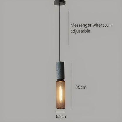 Suspension Luminaire Style Béton Moderne