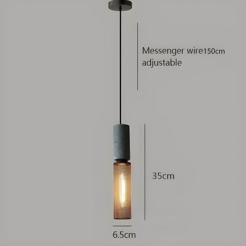Suspension Luminaire Style Béton Moderne