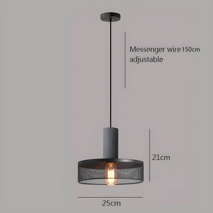 Suspension Luminaire Style Béton Moderne