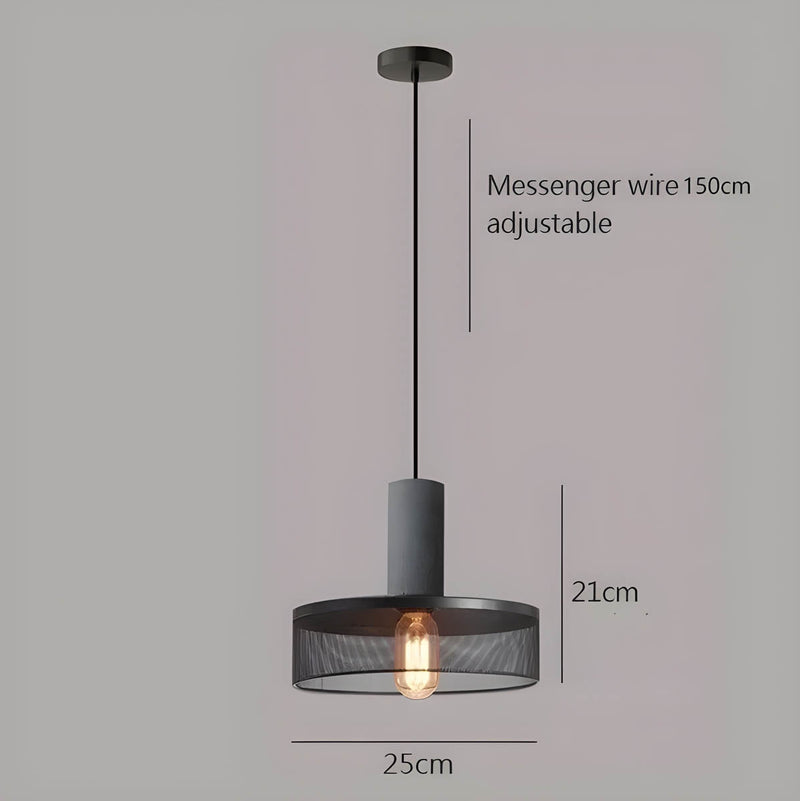 Suspension Luminaire Style Béton Moderne