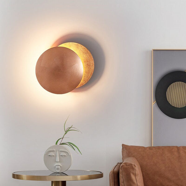 Applique Murale Éclipse Lumineuse Ambre