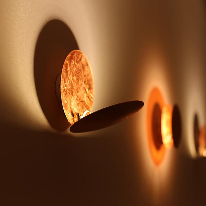 Applique Murale Éclipse Lumineuse Ambre