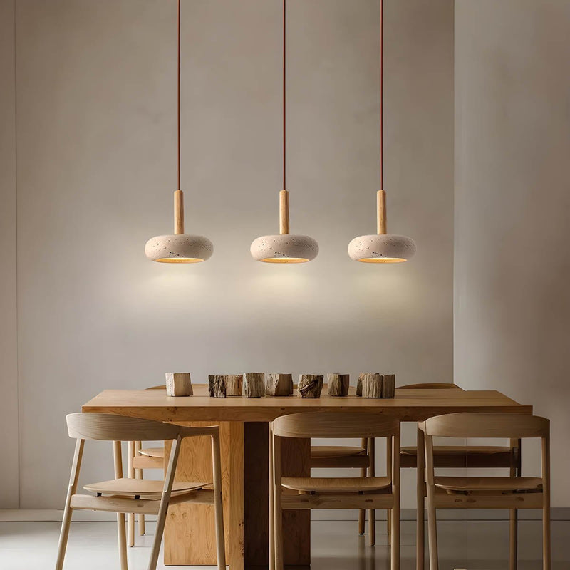 Suspension Luminaire Pierre Ovale