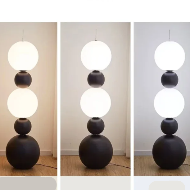 Lampadaire Designer Sculpturale Nordique