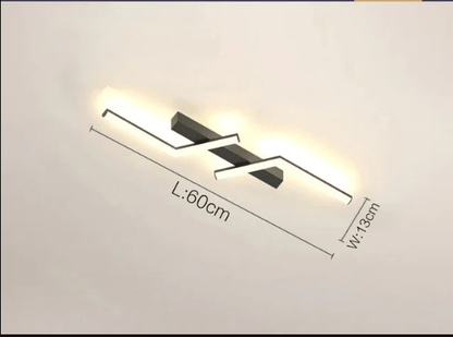 Plafonnier Bandes Led Moderne