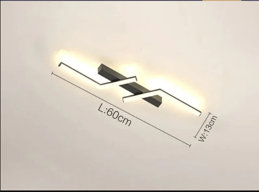 Plafonnier Bandes Led Moderne