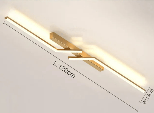 Plafonnier Bandes Led Moderne