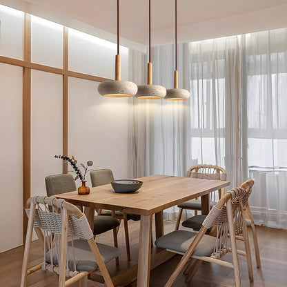 Suspension Luminaire Pierre Ovale