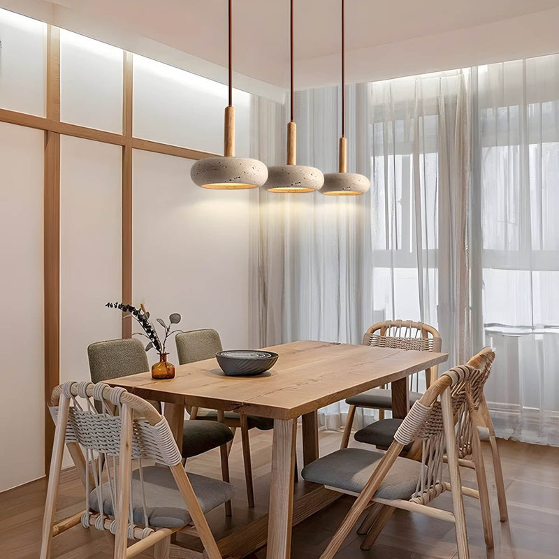 Suspension Luminaire Pierre Ovale