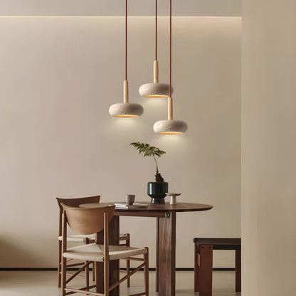 Suspension Luminaire Pierre Ovale