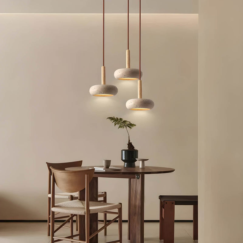 Suspension Luminaire Pierre Ovale