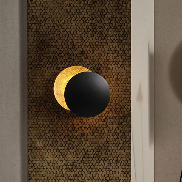 Applique Murale Éclipse Lumineuse Ambre