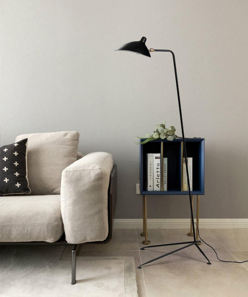 Lampadaire Serge Mouille Lignes Graphiques