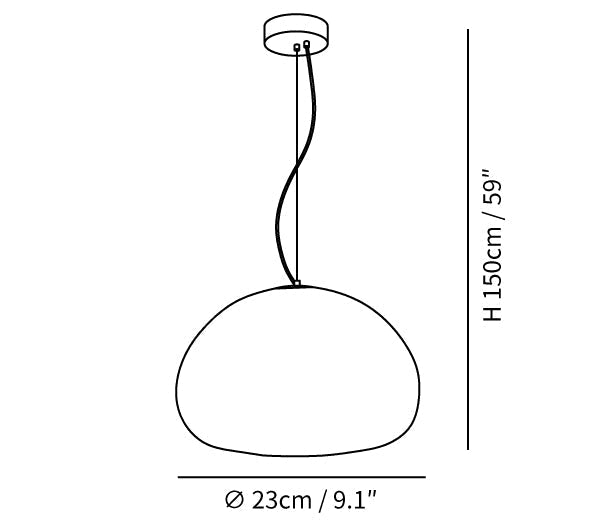Suspension Luminaire Nuage Epurée