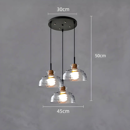 Lustre - Suspension Minimaliste En Verre